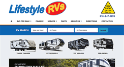 Desktop Screenshot of lifestylervs.com